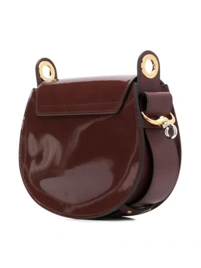 Shop Chloé Small Tess Bag In Purple