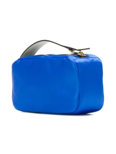 Shop Marni Mini Box Bag In Blue