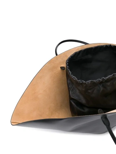Shop Jil Sander Structured Tote Bag In Black