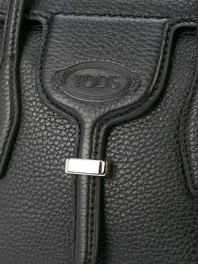 Shop Tod's Joy Mini Tote Bag In B999 Black