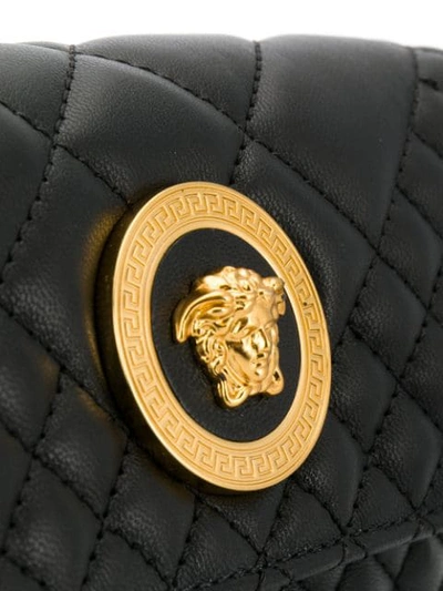 Shop Versace Medusa Logo Belt Bag In Black