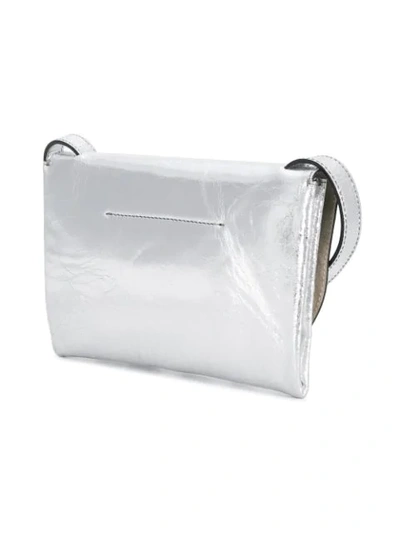 Shop Stée Ring Buckle Crossbody Bag - Metallic