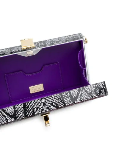 Shop Dolce & Gabbana Fashion Devotion Box Clutch In Black