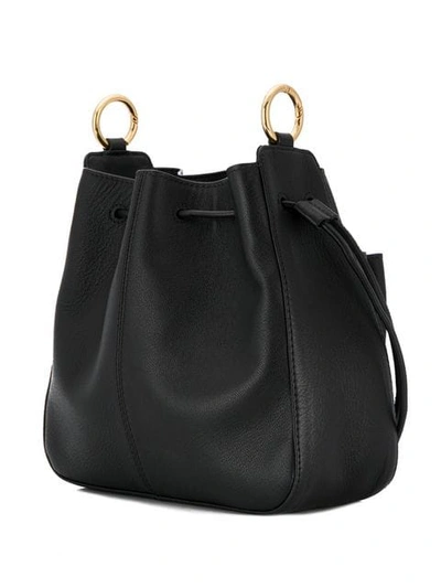 Shop See By Chloé Tony Mini Bucket Bag In Black