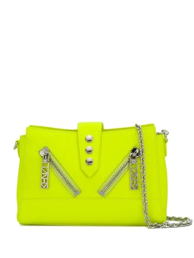 Shop Kenzo Mini Shoulder Bag In Yellow