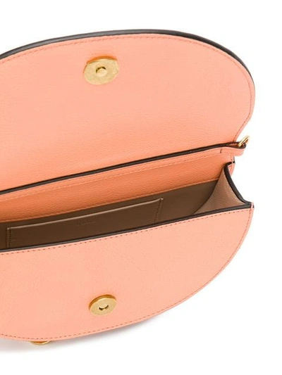 Shop Chloé Nile Minaudière Bracelet Bag In Orange