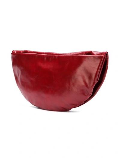 Shop L'autre Chose Half Moon Flap Bag - Red