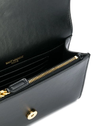 Shop Saint Laurent Kate Belt Bag In Black