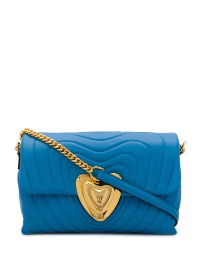 Shop Escada Quilted Shoulder Bag - Blue