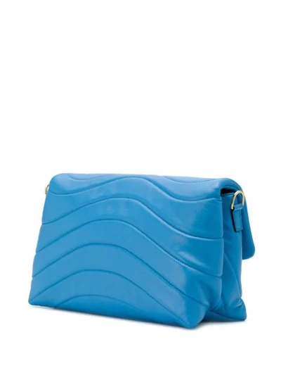 Shop Escada Quilted Shoulder Bag - Blue