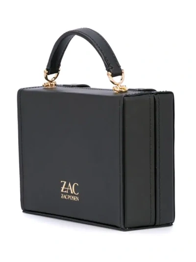 Shop Zac Zac Posen Small Biba Box Crossbody Bag In Black