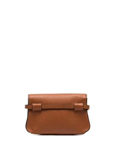 Shop Chloé Marcie Belt Bag In Brown