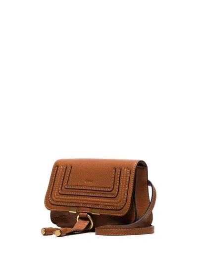 Shop Chloé Marcie Belt Bag In Brown