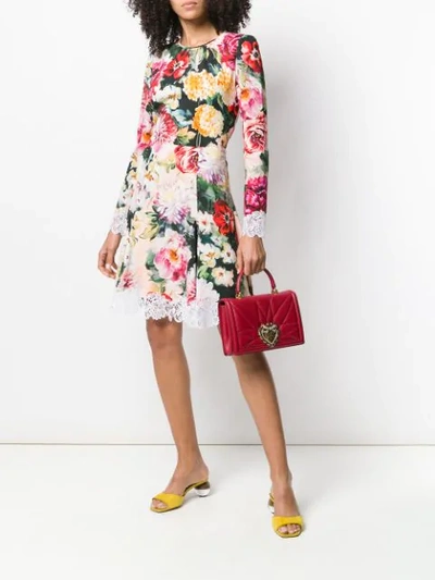 Shop Dolce & Gabbana Devotion Crossbody Bag In Red