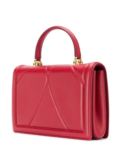 Shop Dolce & Gabbana Devotion Crossbody Bag In Red