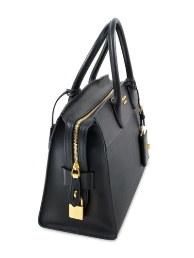 Shop Prada Esplanade Tote Bag In Black