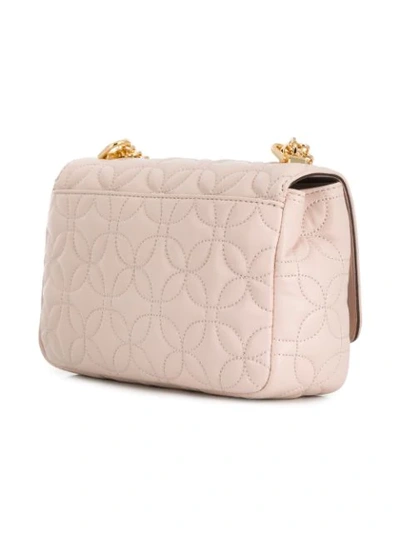 Shop Michael Michael Kors Sloan Floral Quilted Shoulder Bag In Pink