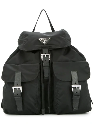 Shop Prada Vintage  Backpack - Black