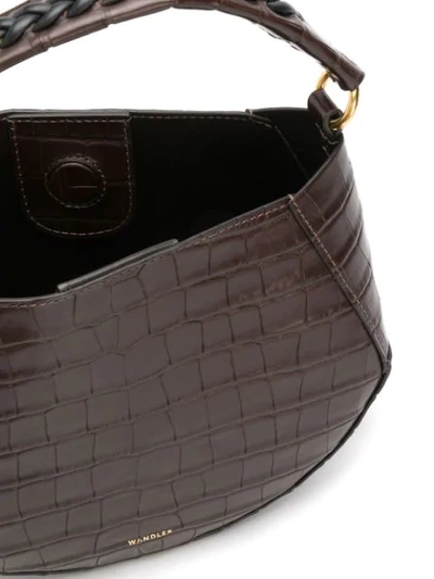 Shop Wandler Mini Horizon Bag In Brown