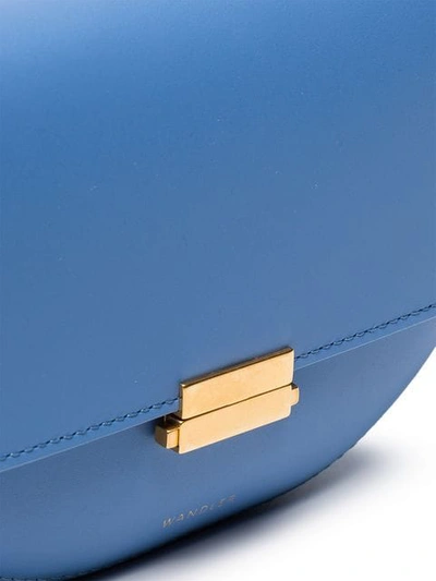 Shop Wandler Blue Anna Leather Belt Bag