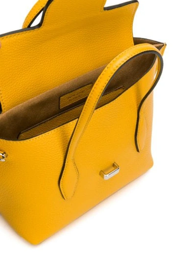 Shop Tod's Joy Mini Tote Bag In Yellow