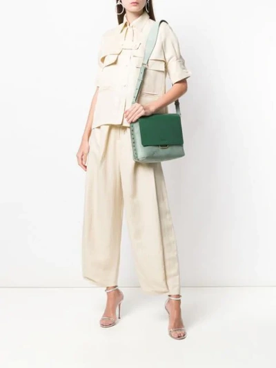 Shop Isabel Marant Asli Crossbody Bag In Green