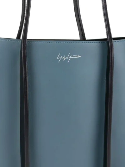 Shop Discord Yohji Yamamoto Aerial Tote In Blue