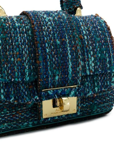 ALILA MINI TWEED TOTE BAG - 蓝色