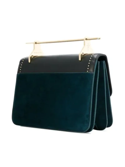 Shop M2malletier Stud Detail Hand Bag - Blue
