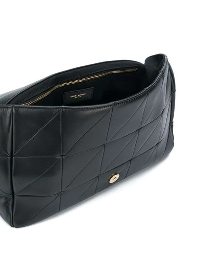 Shop Saint Laurent Jamie Quilted Shoulder Bag In Black