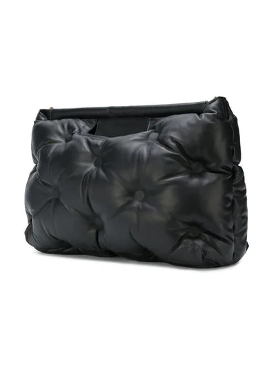 Shop Maison Margiela Pintucked Tote In Black