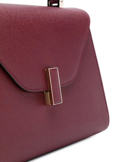 Shop Valextra Iside Crossbody Bag In Red