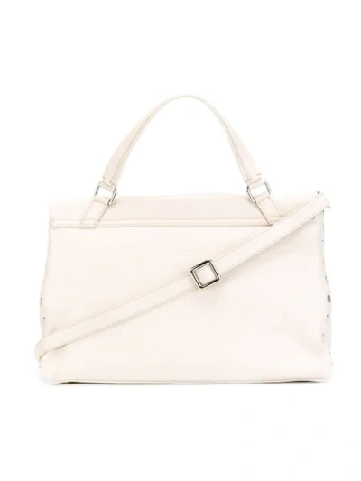 Shop Zanellato 'postina' Satchel In White