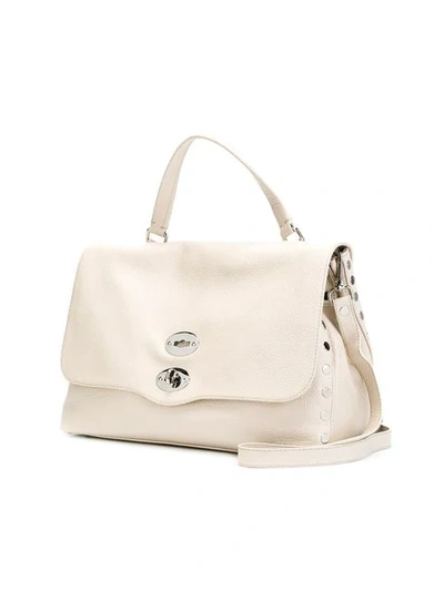 Shop Zanellato 'postina' Satchel In White