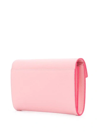 Shop Mcm Envelope Cross Body Bag In Pink