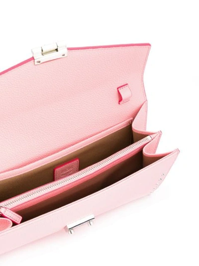 Shop Mcm Envelope Cross Body Bag In Pink