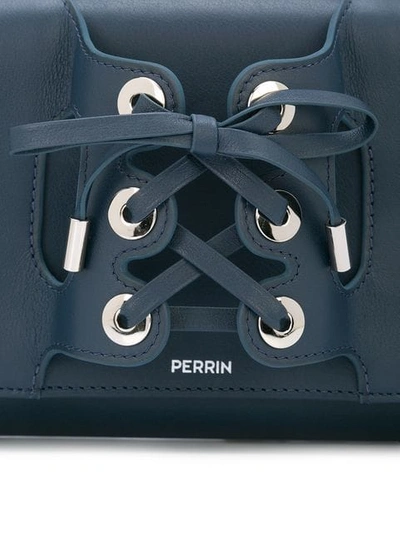 Shop Perrin Paris Le Corset Clutch In Blue