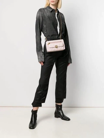 GIVENCHY QUILTED CROSSBODY BAG - 粉色