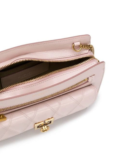 Shop Givenchy Quilted Crossbody Bag In 680 Pale Pink