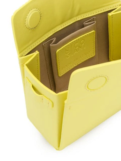 Nico Giani Mini Cerea Crossbody Bag In Yellow