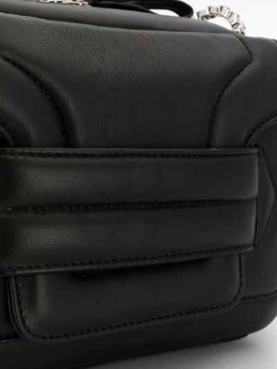 Shop Pierre Hardy Chain Shoulder Bag In Black