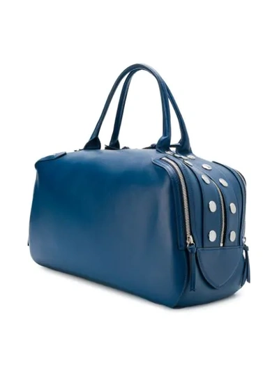 Shop Sonia Rykiel Large Bowling Tote In Blue