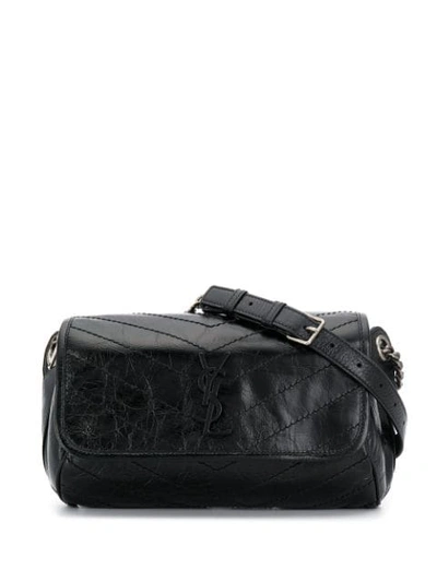 Shop Saint Laurent Niki Medium Belt Bag In Black