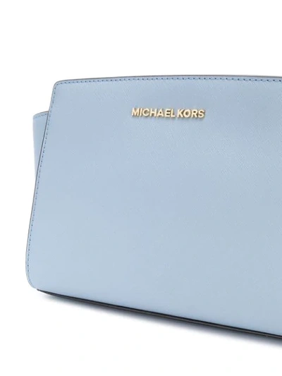 Shop Michael Michael Kors Selma Messenger Bag - Blue