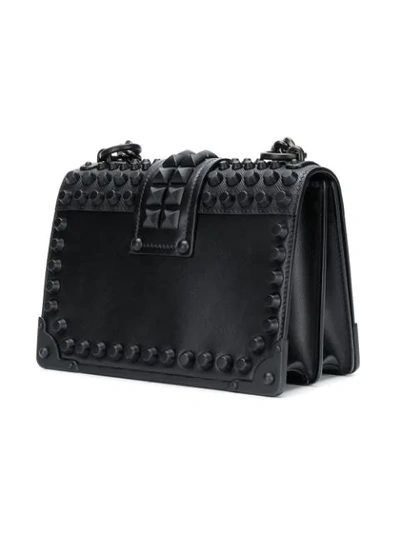 Shop Prada Cahier Shoulder Bag - Black