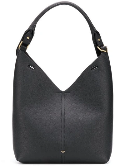 Shop Anya Hindmarch Small Build A Bag Tote In Black
