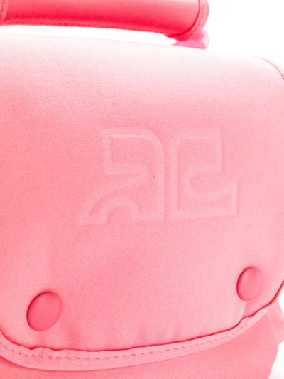 Shop Courrèges Cross Body Travel Bag In Pink