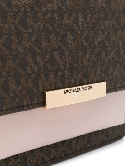 Shop Michael Michael Kors Jade Shoulder Bag In Pink