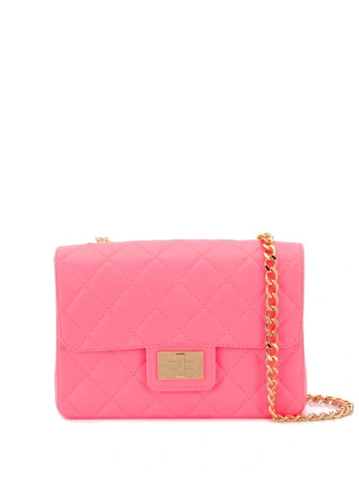 Shop Designinverso Quilted Shoulder Bag - Pink