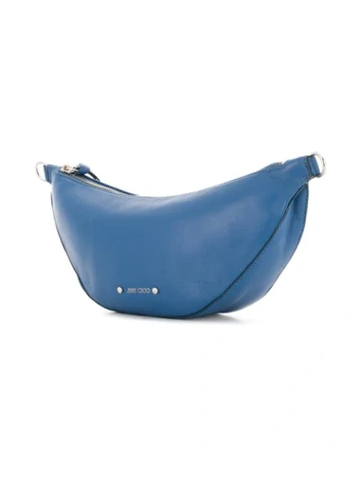 Shop Jimmy Choo Faye Belt Bag In Blue